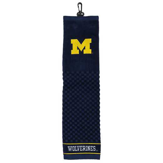 22210: Embroidered Golf Towel Michigan Wolverines